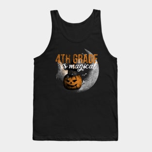 4th Grade is Magical - Vintage Halloween Fun Tank Top